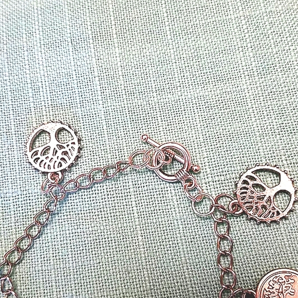 Bracelet silver tone Tree of Life toggle clasp NEW - Picture 3 of 3